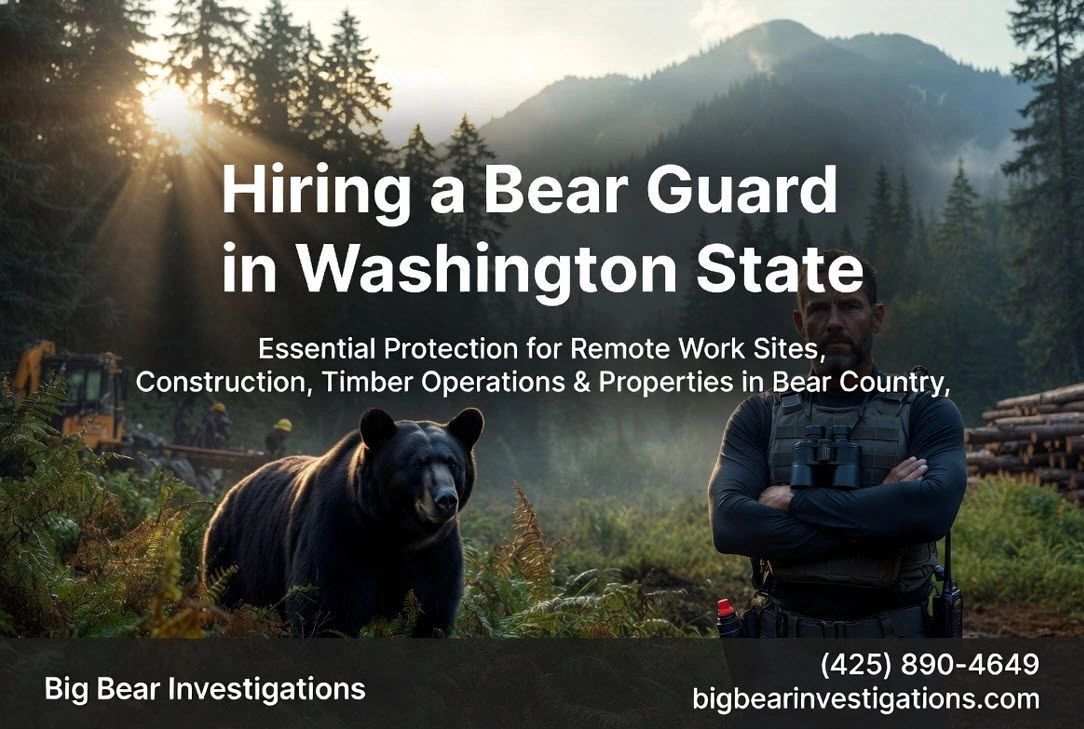 Protection for Remote Work Sites, Construction, Timber Operations, and Properties in Bear Country 