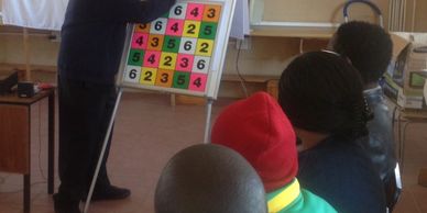 Our "Bizzy" game helps to internalise calculator skills.