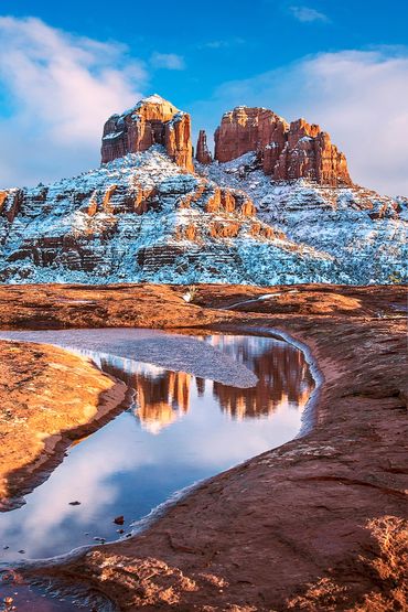 "Fresh Fallen Snow", Sedona, AZ