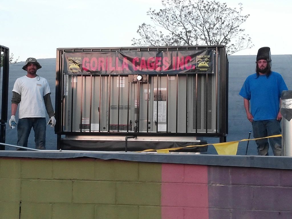 Free Air Conditioner Anti Theft Ac Security Cage Demonstration