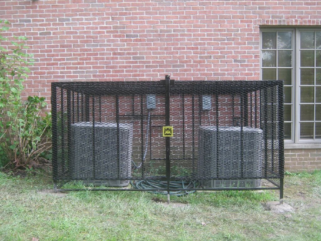 Free Air Conditioner Anti Theft Ac Security Cage Demonstration
