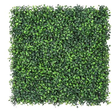 20IN X 20 IN WEATHER RESISTANT, NON-FLAMMABLE, EASY INSTALL, MULTI-LAYERED ARTIFICIAL GREENERY