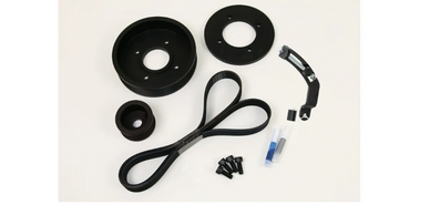 Electromaax Serpentine Pulley kit - these are available for almost all marine engines.