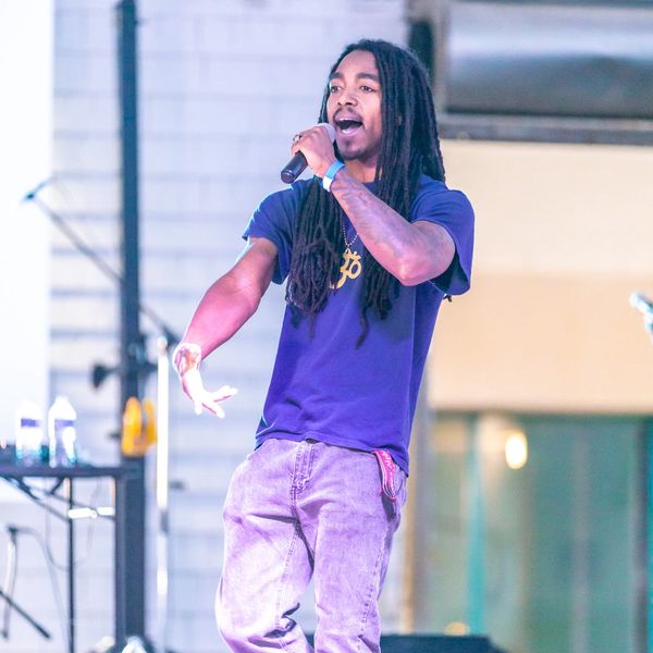 Iman performing at ABOF Fest 2025 at the Virginia Beach Oceanfront 