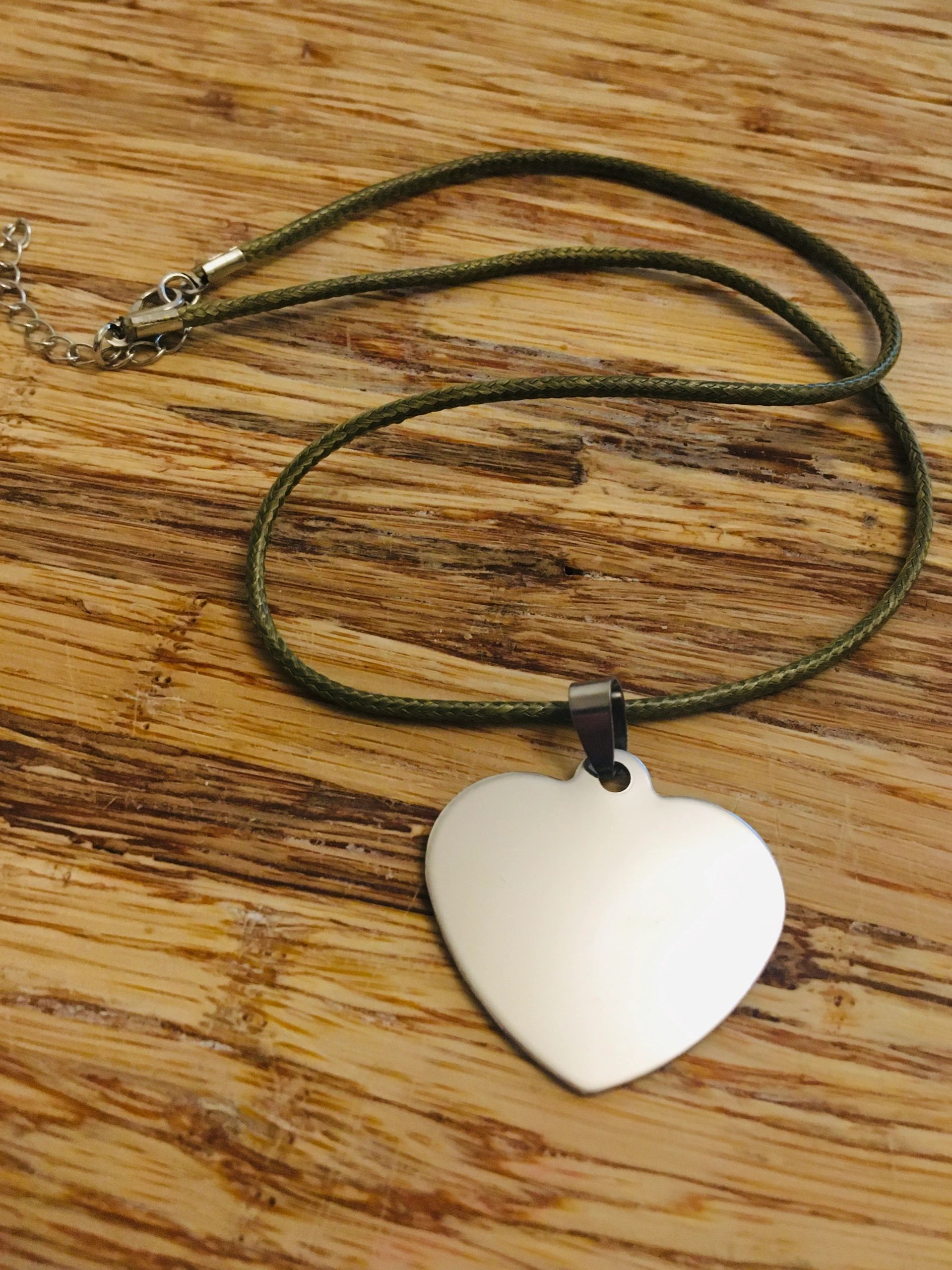 Stainless Steel Heart Pendant Necklace