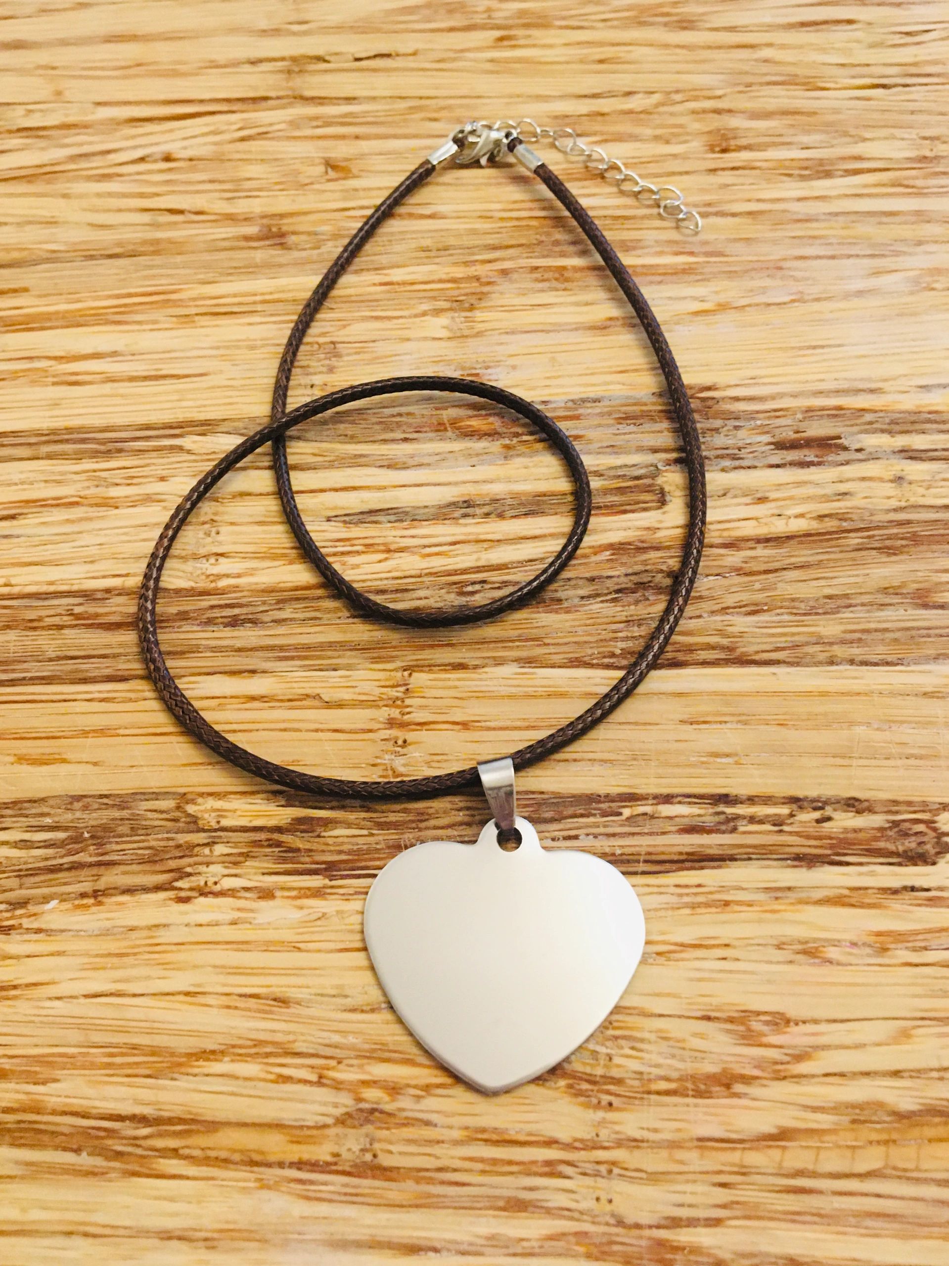 Stainless Steel Heart Pendant Necklace