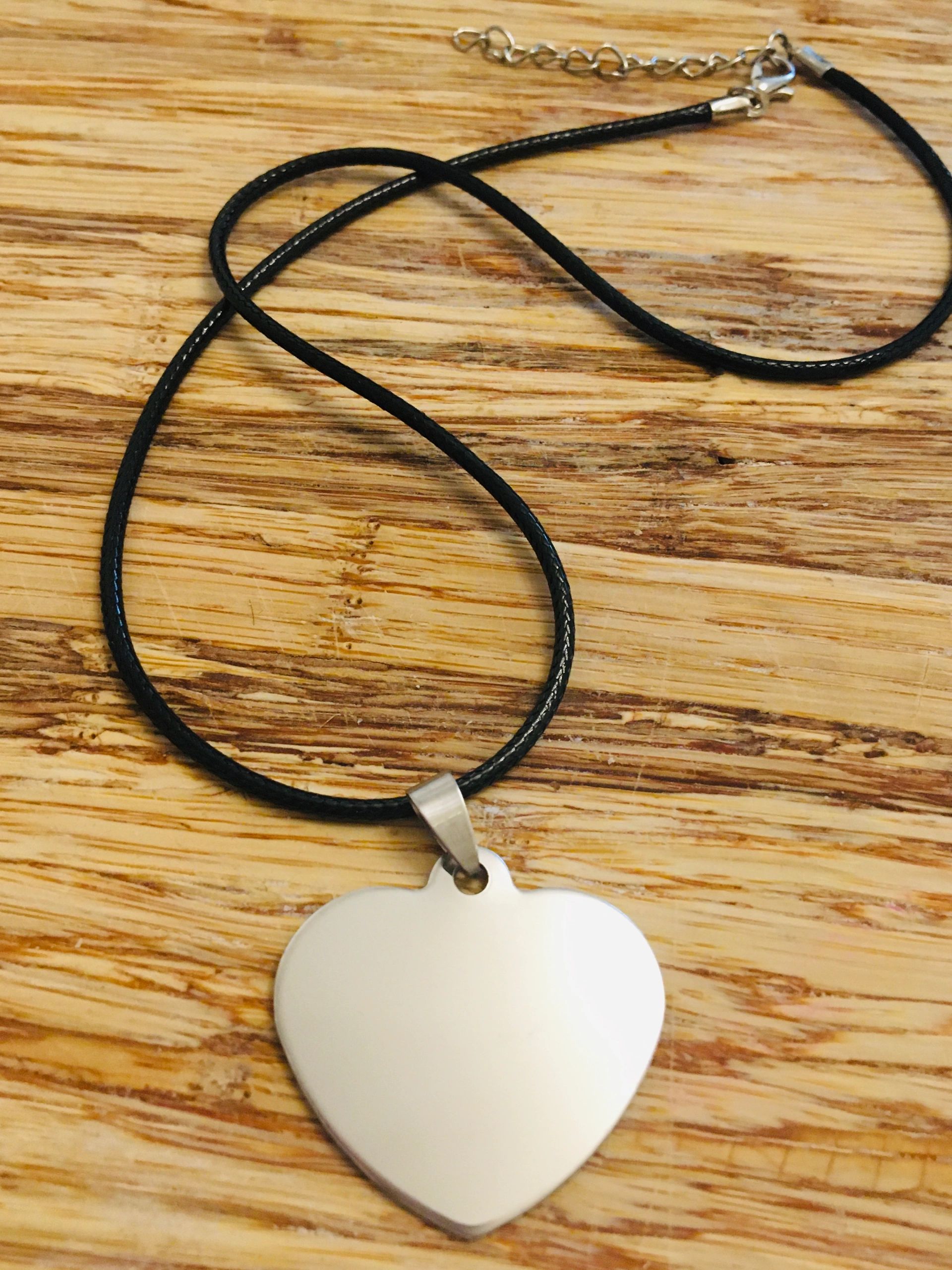 Stainless Steel Heart Pendant Necklace