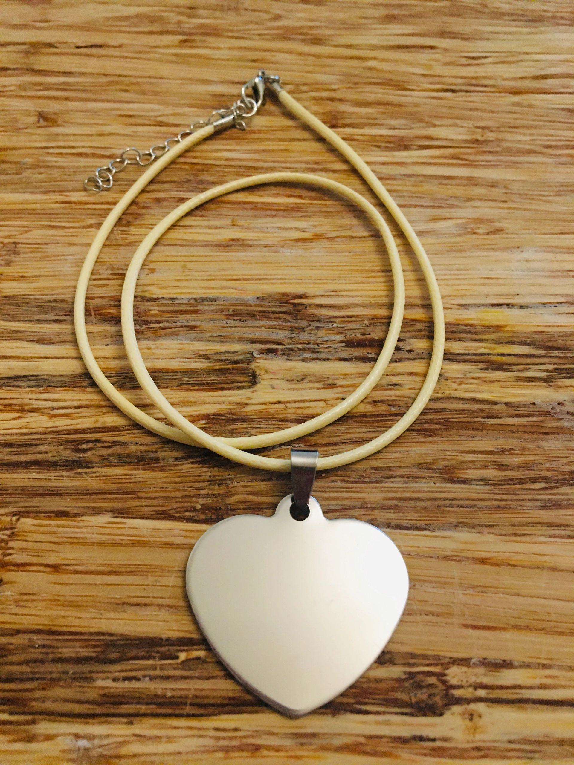 Stainless Steel Heart Pendant Necklace