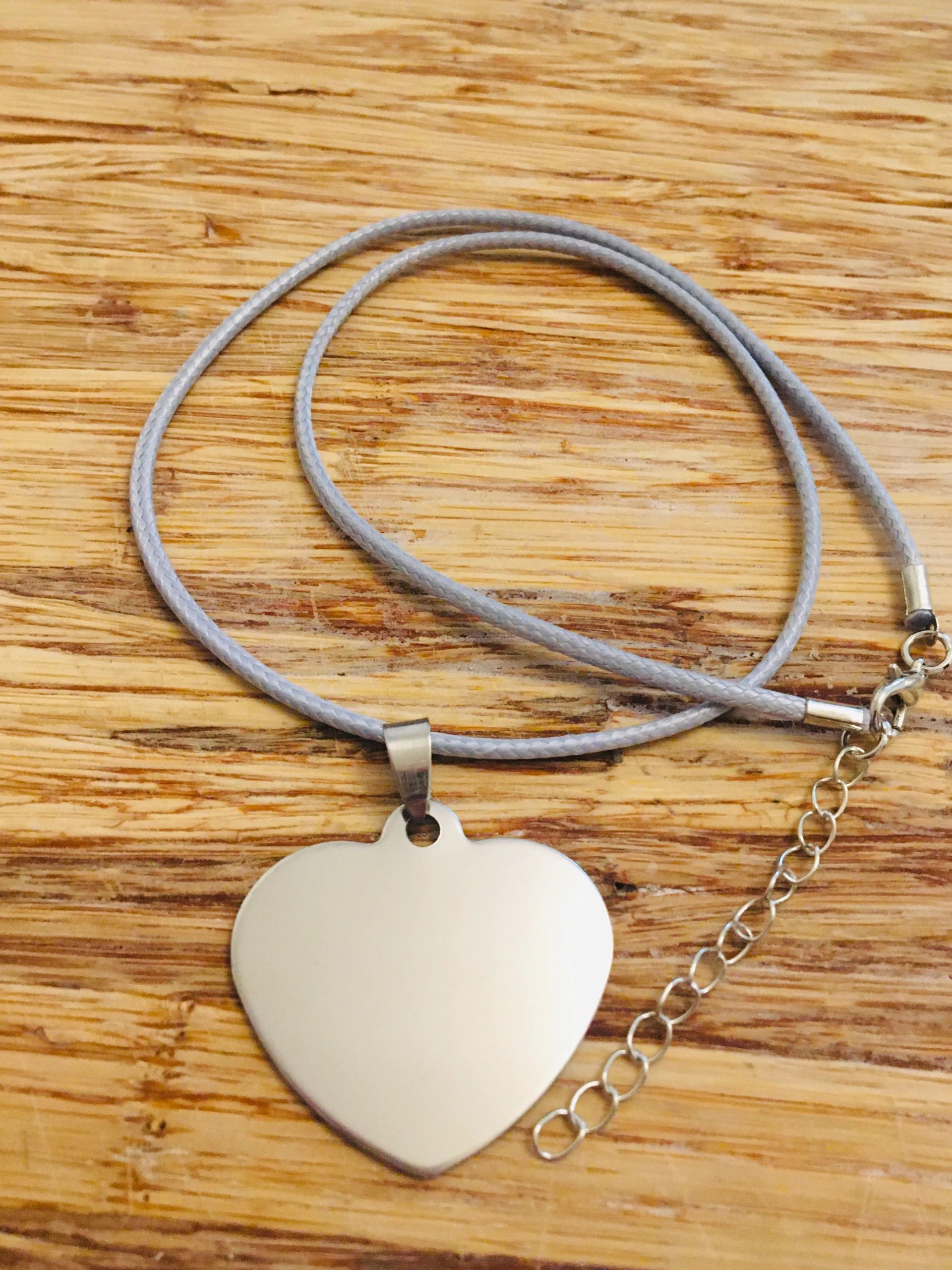 Stainless Steel Heart Pendant Necklace