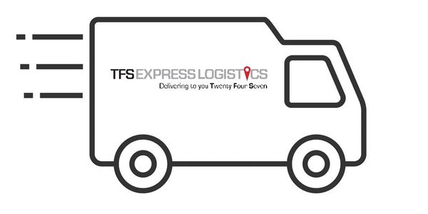 TFS Express Logistics Courier Van Icon for Liverpool and Norwich.