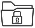 TFS Express Logistics Secure Courier secure documents Icon.