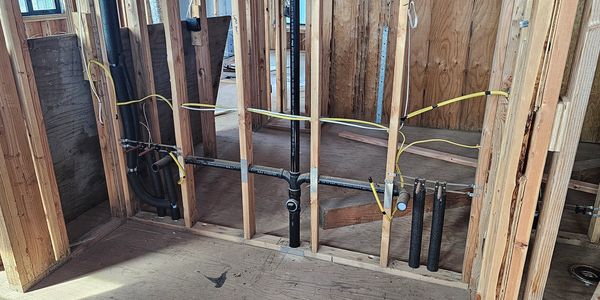new construction plumbing installation