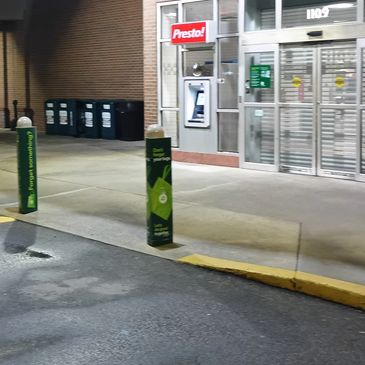 We remove Gum, Oil, and any unwanted mess away from storefront with Clean and sanitizing Apple Surf 