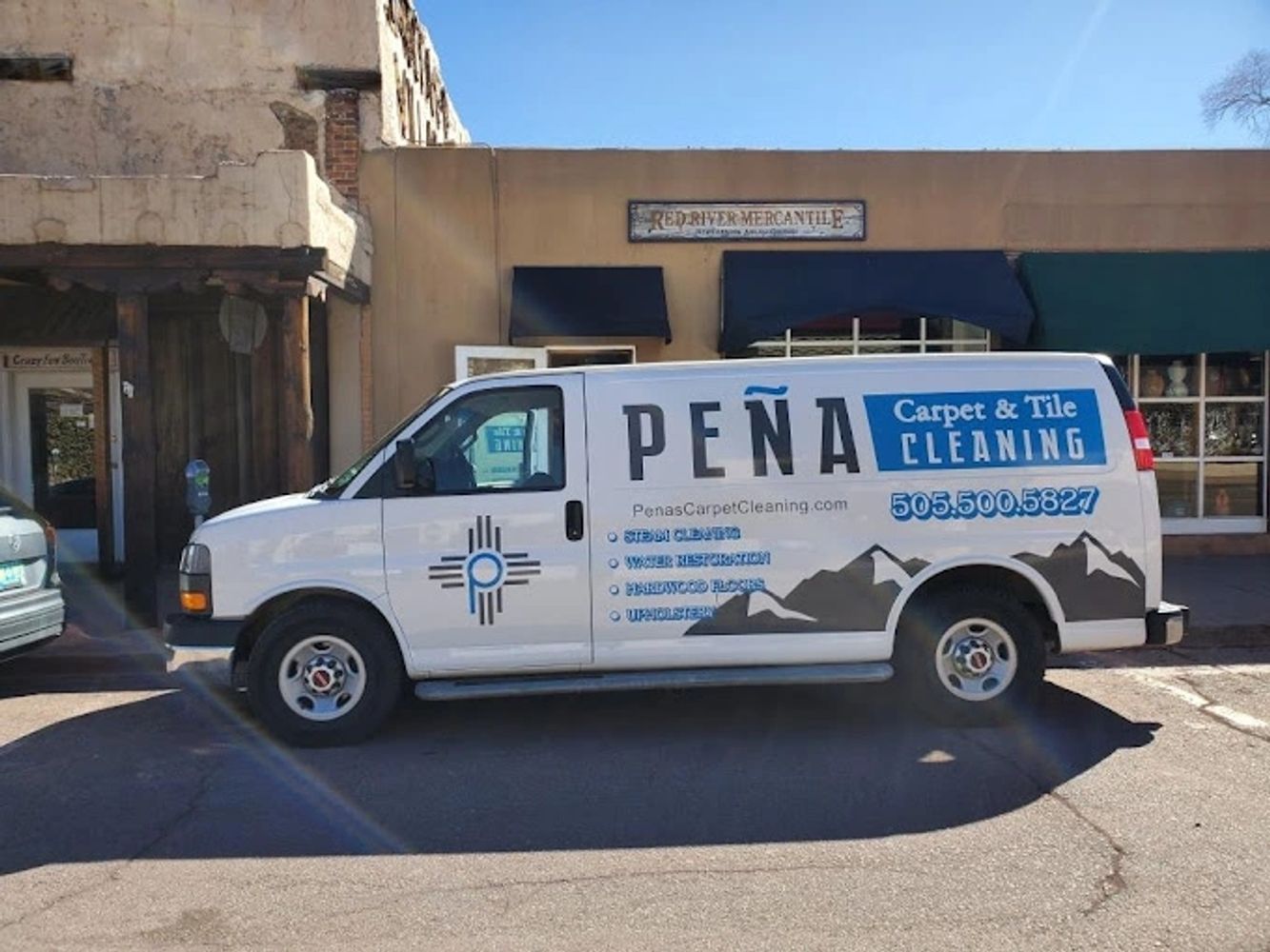 Peña Carpet & Tile Cleaning Van