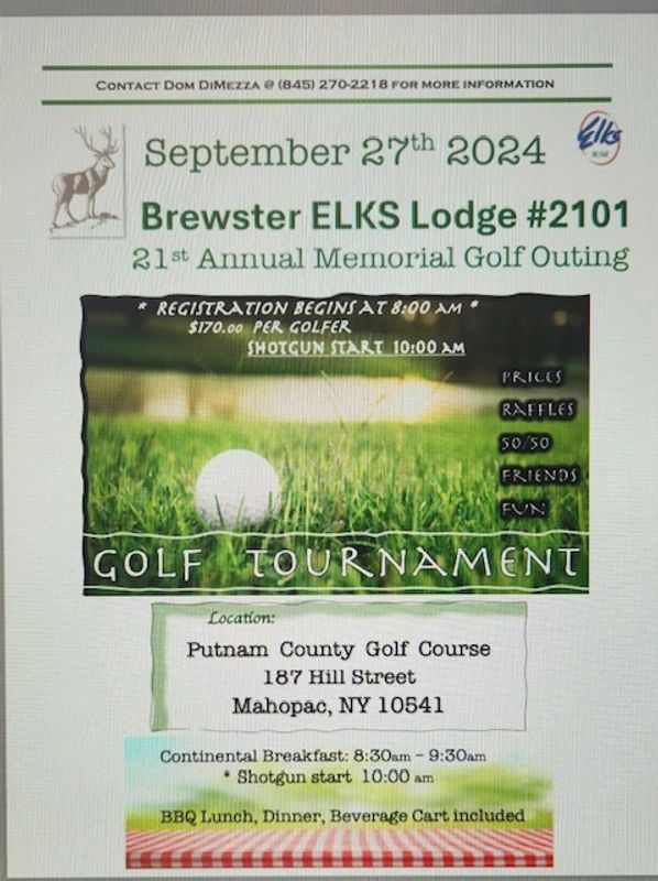 Contact Dom if you wish to be a sponsor, play or volunteer 