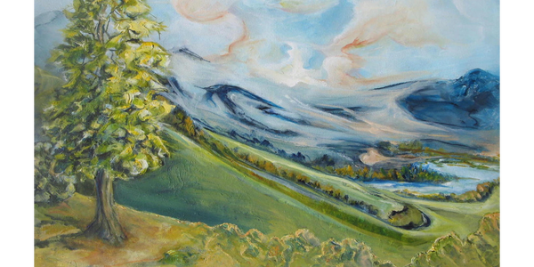 View to the Lake, oil on canvas, 18"x24"
$600