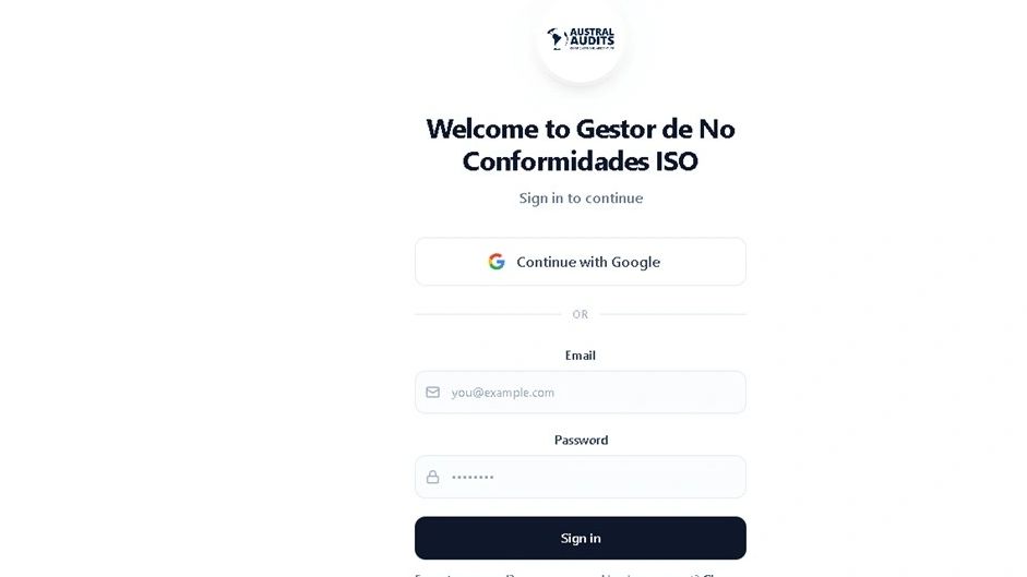 BASE DE DATOS IA NO CONFORMIDADES