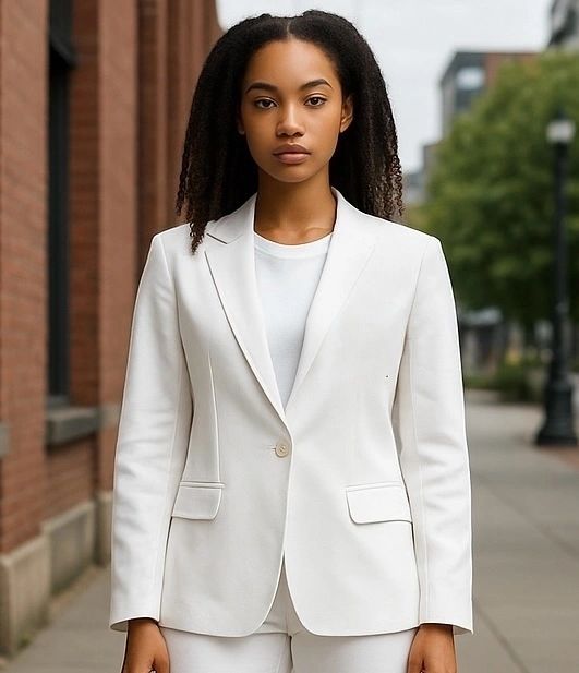 スーツ PHILOSOPHY Women Suit Jackets V050507230003 White Bella Philosophy Women Office White Suit Two-Piece Pantsuit