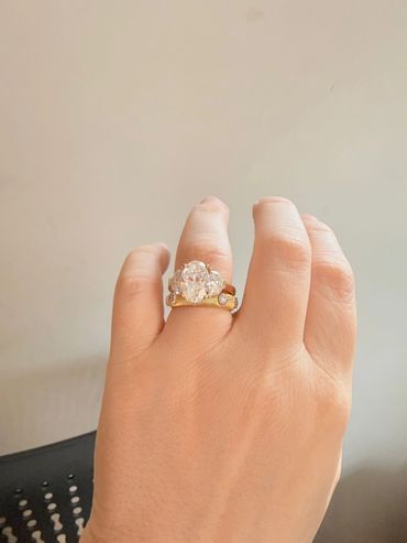 Anéis de diamantes de laboratório