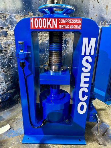 MSECO Hand Operated Compression Testing Machine is cube testing machine used civil engineering lab 
