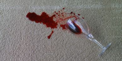 red wine spill, spot cleaning, red stains, blood stains