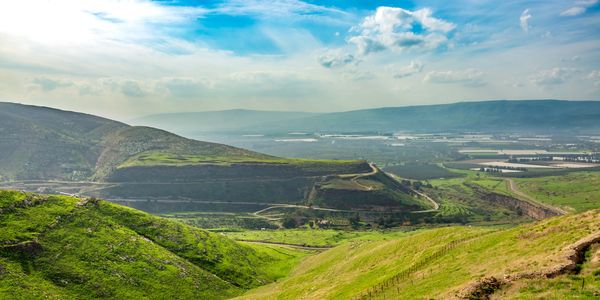 Panoramic view of the Galilee