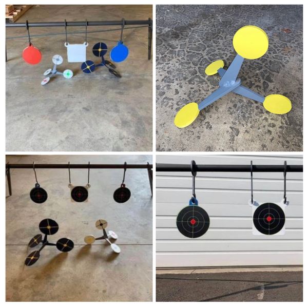 Targets we make and sell made out of Hardox / AR 500 Plate. 