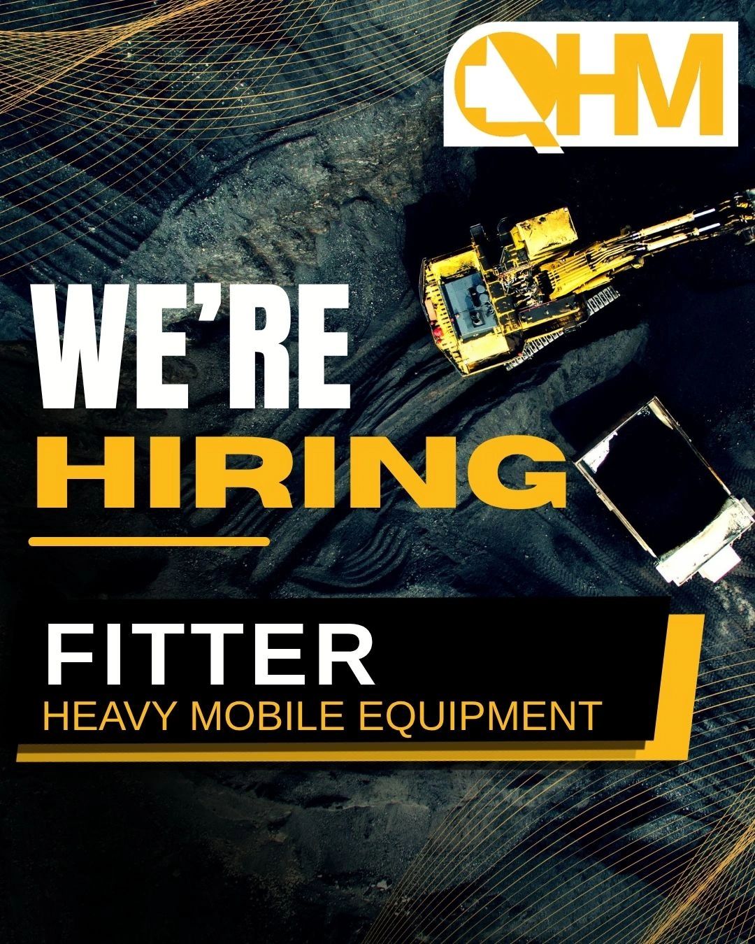 Hiring fitter for heavy mobile equipment at QHM.