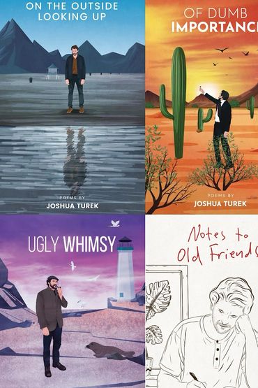 *All Four* *Special Price* Signed Paperback Copies of Joshua Turek Poetry Books "On the Outside Look