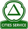 Cities Service Gas and Oil Station Logo
