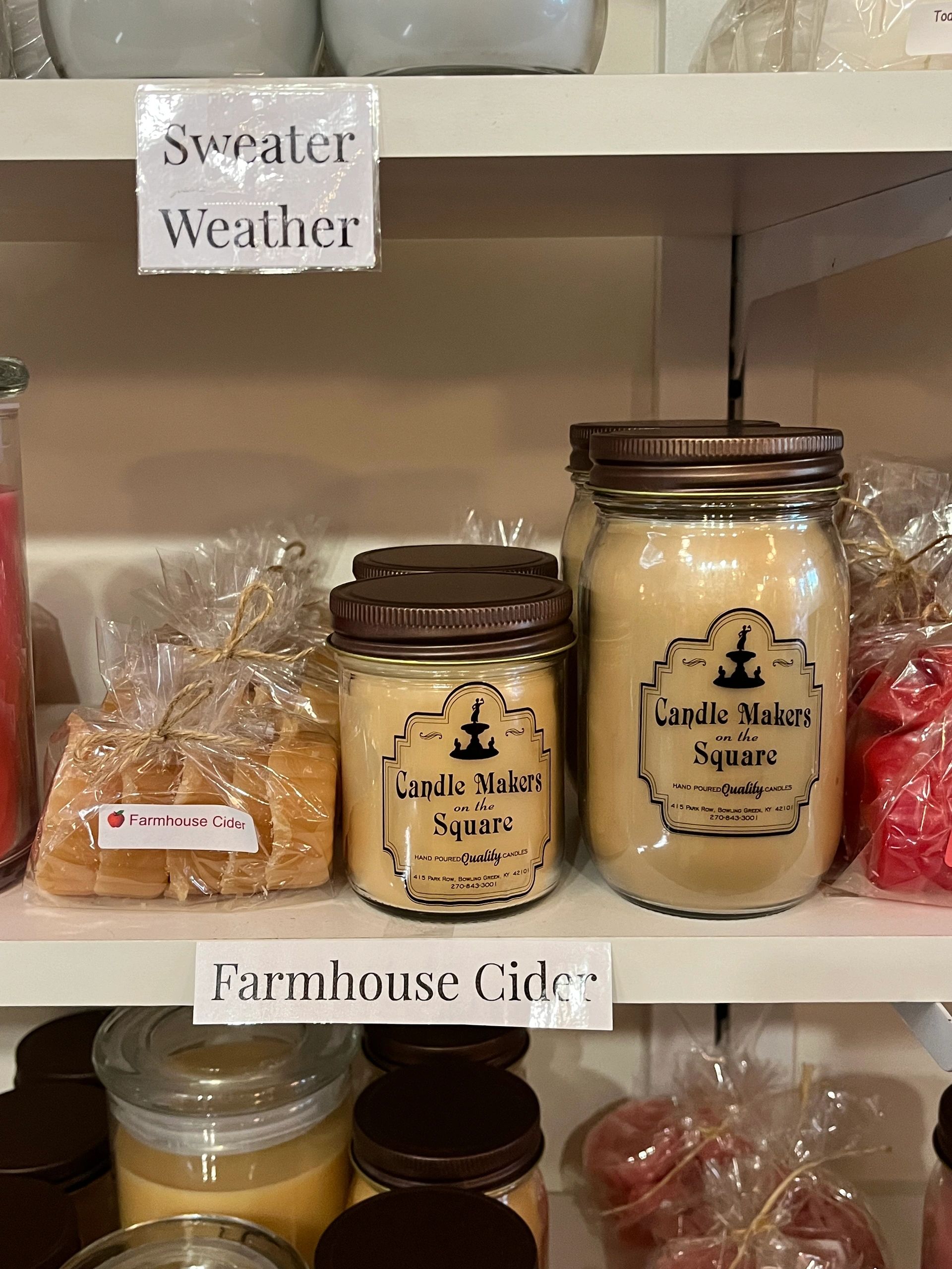 Candle Makers on the Square Candles and Much More, Pour Your Own Candle, Local Gifts