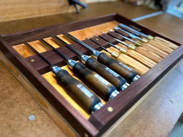 My custom chisel rack