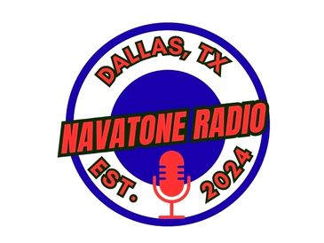Logo for Navatone Radio, Dallas, TX, established 2024.