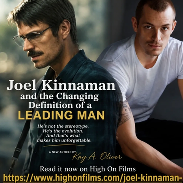 Portraits of Joel Kinnaman with text about his evolving role as a leading man.