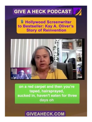 Give a Heck Podcast with Author Kay A. Oliver