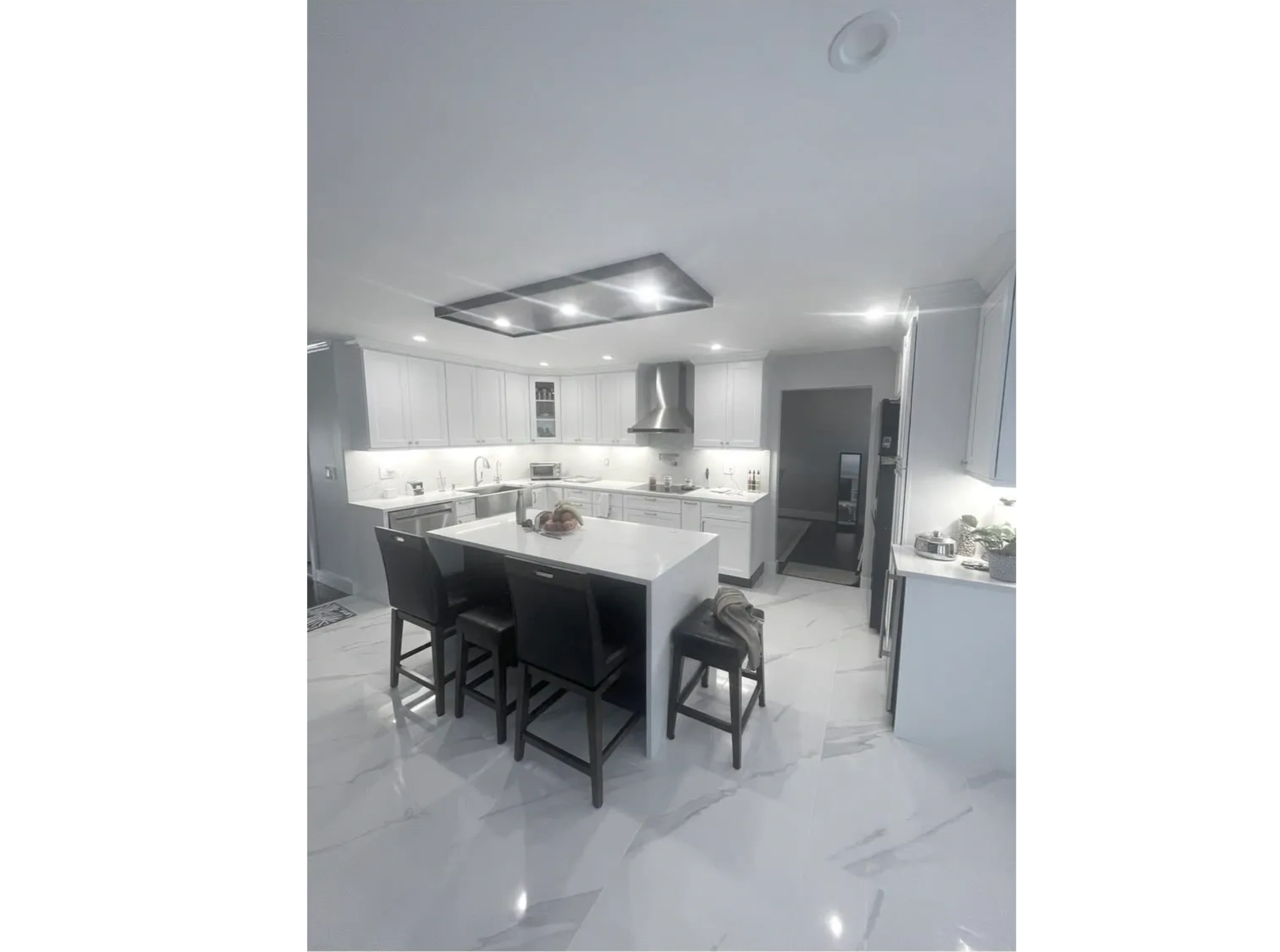 Designer kitchen in the Hamptons.