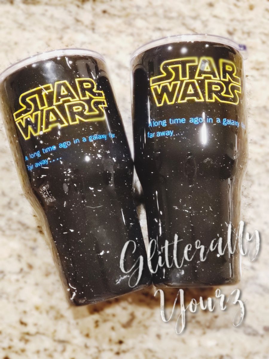 Star Wars Glitter Tumbler 