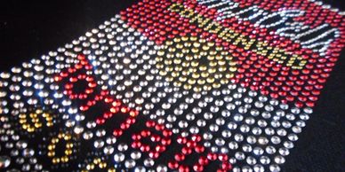 andy warhol tomato soup can art novelty tote, rhinestone shopper tote purse or catch all for travel 