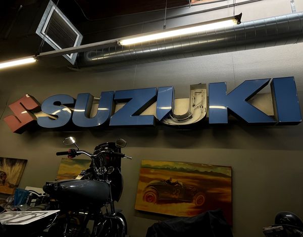 "Suzuki" sign
