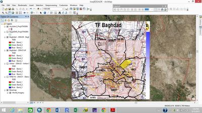 Geo-coding a map of Iraq in Arc-GIS