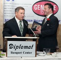 The Rochester Boxing Hall of Fame honored Ray with the Jerry Flynn 