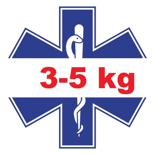 Weight range 3-4 kg