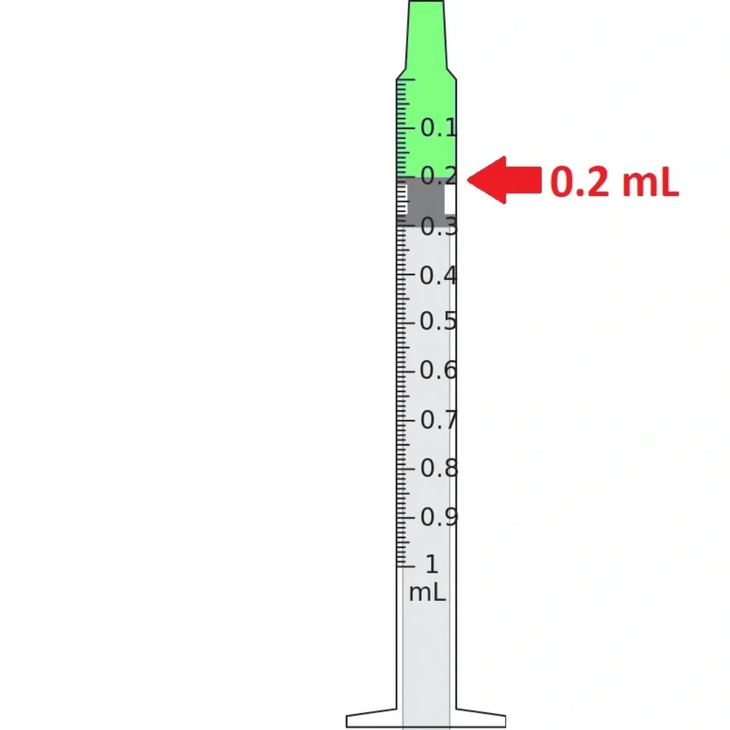 0.2 mL syringe