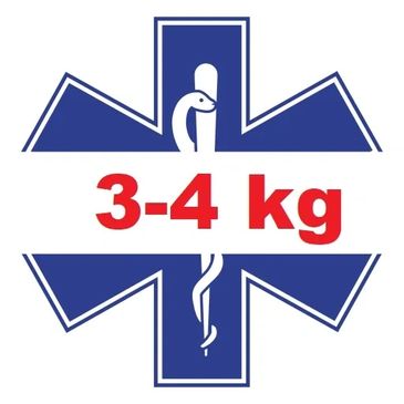 Weight range 3-4 kg