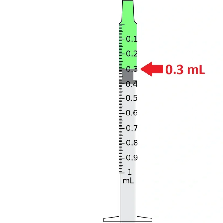 0.1 mL syringe