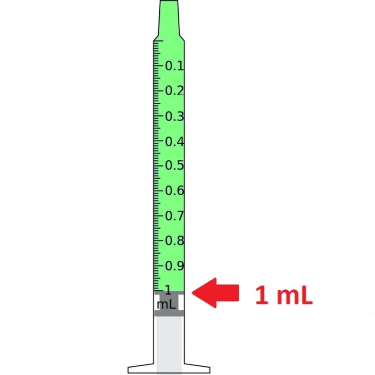0.1 mL syringe