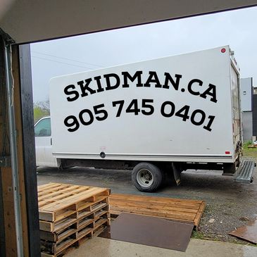 We offer free delivery on purchase on our wooden pallets  in Hamilton 
