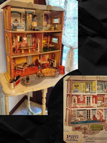 RetroMemento Dollhouse Museum Miniatures Petite Princess  IDEAL Toys Japan 1964 1965 Princess Patti 