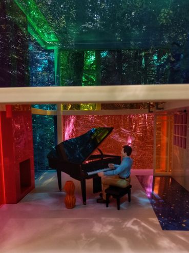 RetroMemento Kaleidoscope House DEI Dollhouse Bozart Toys MoMa Museum Exhibit Wheelwright Simmons 