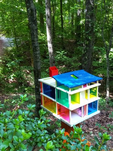 RetroMemento Kaleidoscope House DEI Dollhouse Bozart Toys MoMa Museum Exhibit Wheelwright Simmons 